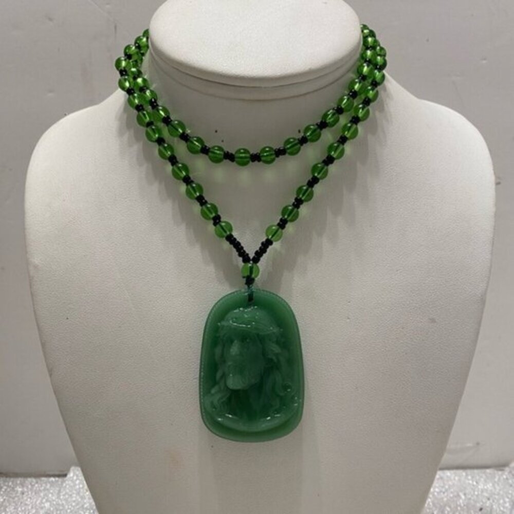 NEW JADE BUDDHA  NECKLACE